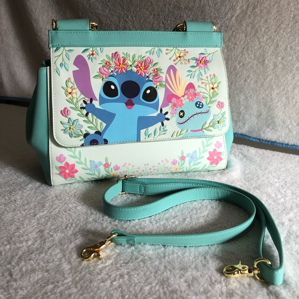Loungefly Lilo & Stitch Scrump Floral Crossbody